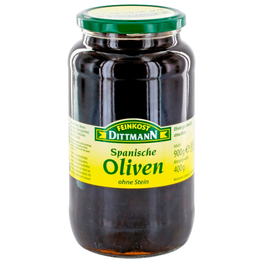 Feinkost Dittmann Spanische Oliven schwarz 400g